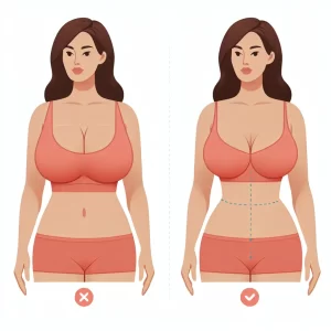 Imagem ilustrativa para o artigo sobre Mastopexia com prótese ou apenas lifting? Entenda as diferenças, indicações e o que considerar na escolha do procedimento