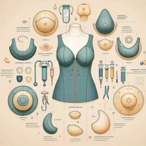 Imagem ilustrativa para o artigo sobre Prótese de silicone por cima ou por baixo do músculo: diferenças entre técnicas, indicações e fatores que influenciam a escolha
