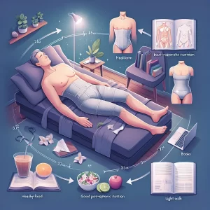 Imagem ilustrativa para o artigo sobre Como Funciona o Pós-Operatório da Abdominoplastia? Dicas Práticas de Recuperação Para um Resultado Seguro